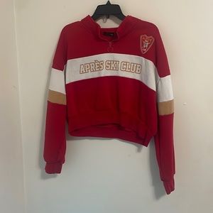 Après ski club cropped long sleeve